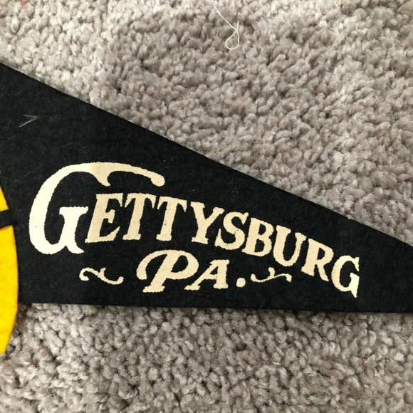 1953 Antique Gettysburg Pennsylvania Pennant Flag 12" - Picture 4 of 5